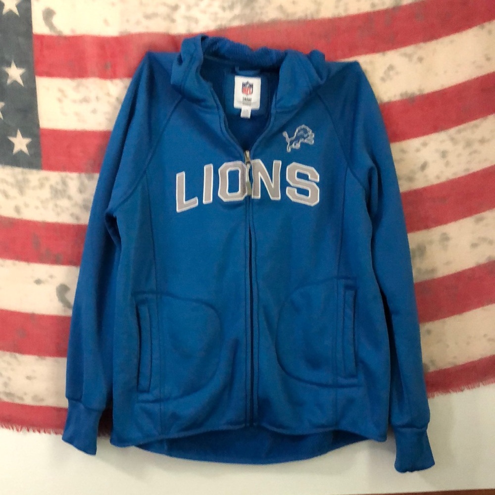 Detroit Lions Womens NFL Full Zip Hoodie